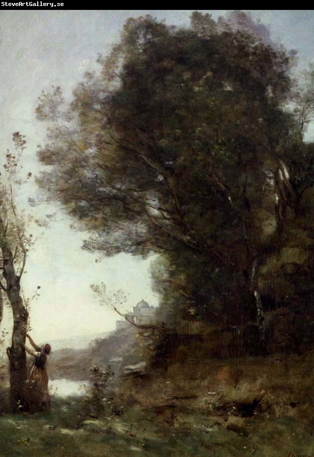 Jean Baptiste Camille  Corot appelskord i ariccia